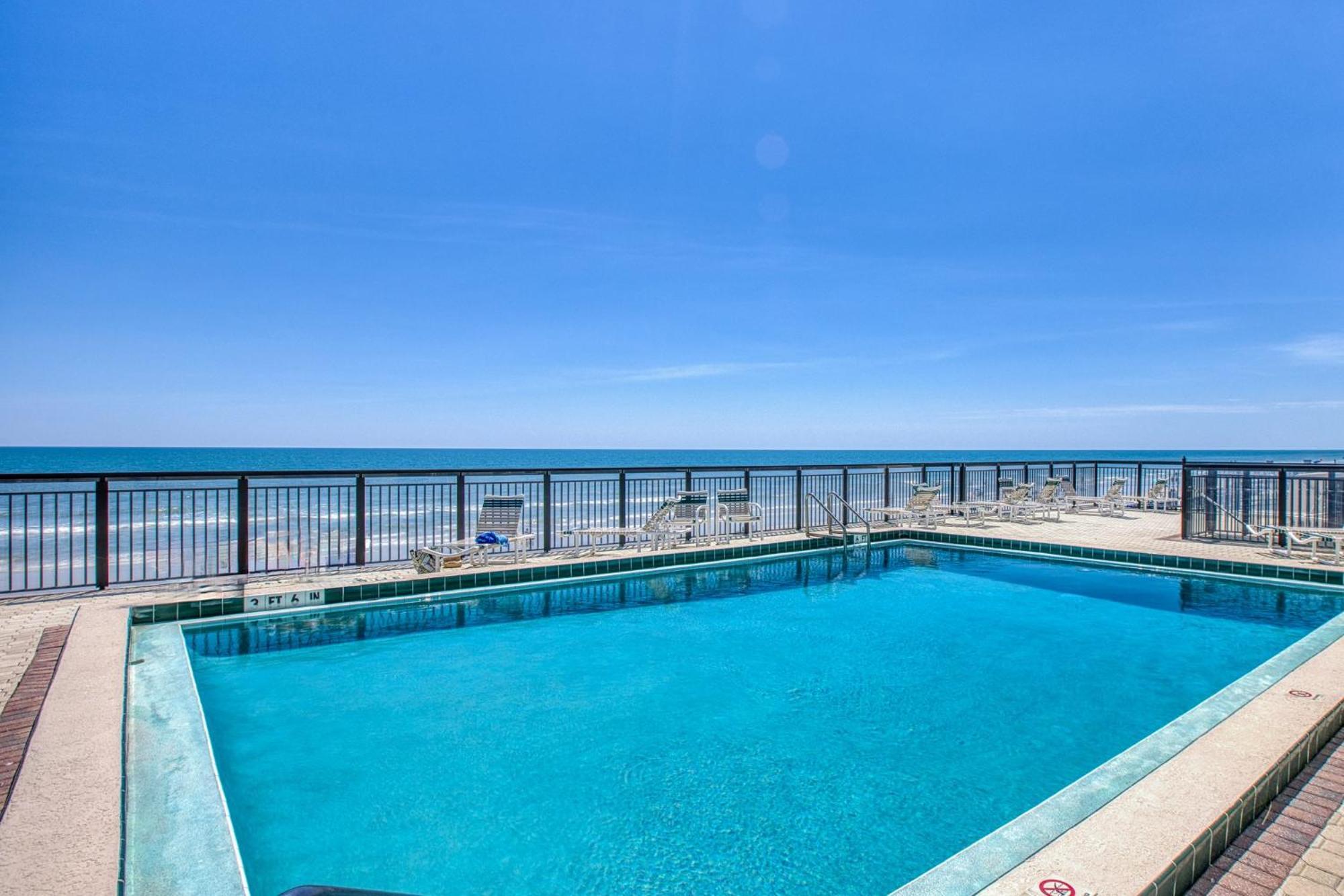 Ocean View With A Beachfront Pool At Ocean Trillium Condo ~ 702 新士麦那海滩 外观 照片